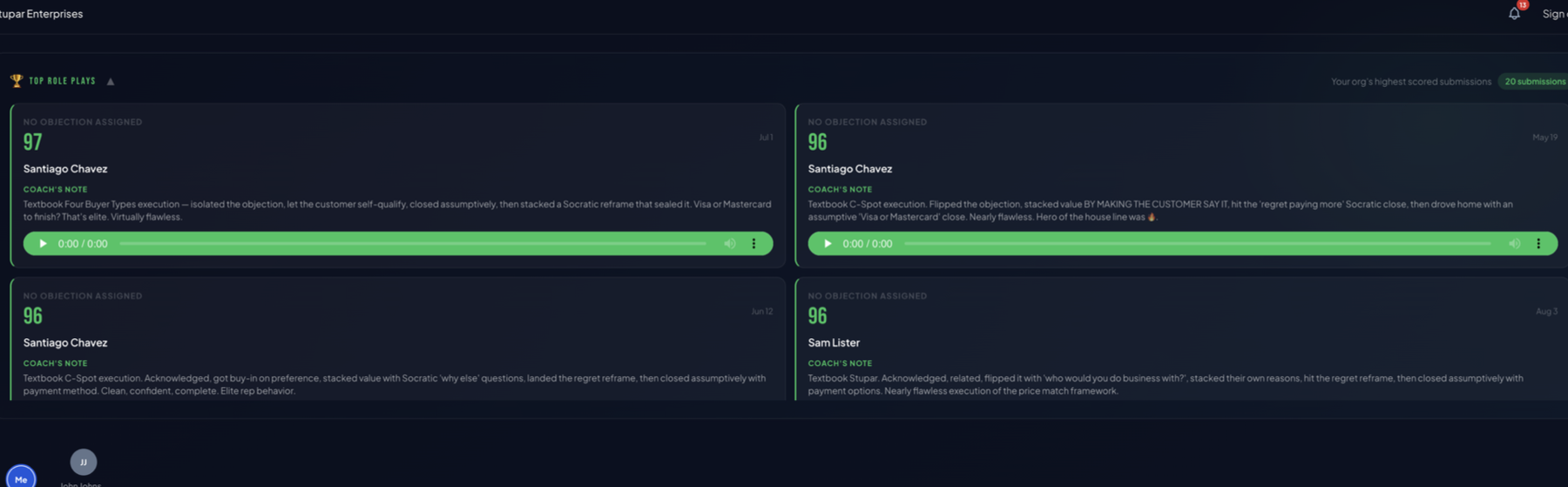 Customer AI & Role Play